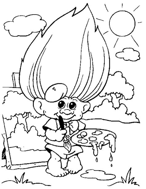images  coloring trolls  pinterest coloring pages