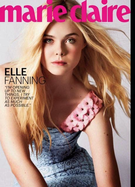 Kate Mara Elle Fanning For Marie Claire Magazine Us May