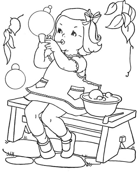 vintage coloring book pages coloring home