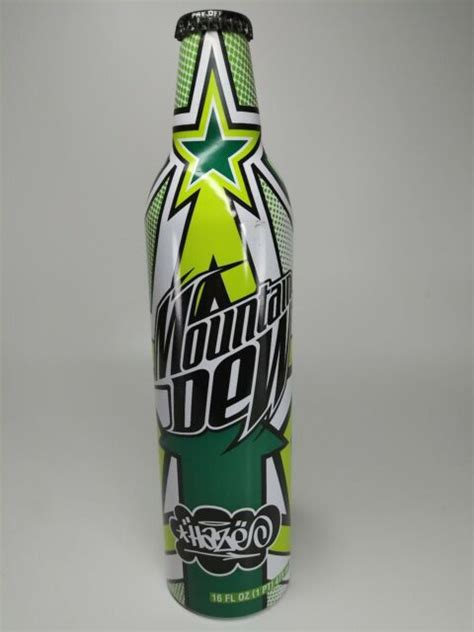 mountain dew vol  green label haze md superstar unopened aluminum bottle ebay