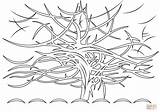 Mondrian Coloring Piet Tree Pages Gray Printable Adults Supercoloring Craftfreebies sketch template