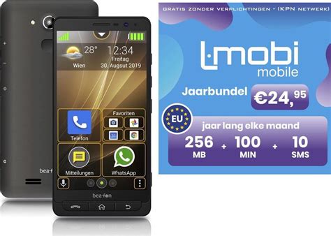 bolcom bea fon  senioren smart mobiele telefoon android eenvoudig menu whatsapp