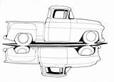 Truck Chevy Drawings Trucks Drawing Old Coloring 1957 C10 Deviantart Pages Sketch Classic Camioneta Dibujos Dibujo Chevrolet Hot Cars Ford sketch template