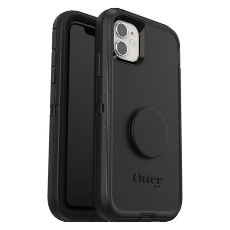 otterbox otter pop defender case  iphone  black