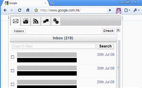 google chrome extensions  check gmail yahoo hotmail  google chrome