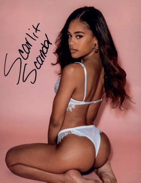 Scarlit Scandal Signed Model 8x10 Photo Proof Certificate A0005