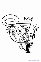 Coloring Pages Fairly Odd Parents Book sketch template