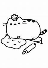 Pusheen Coloring Pages Easy Print Tulamama Cat Kids Colouring Printable Cartoon Little Note Personal Please Only Use sketch template