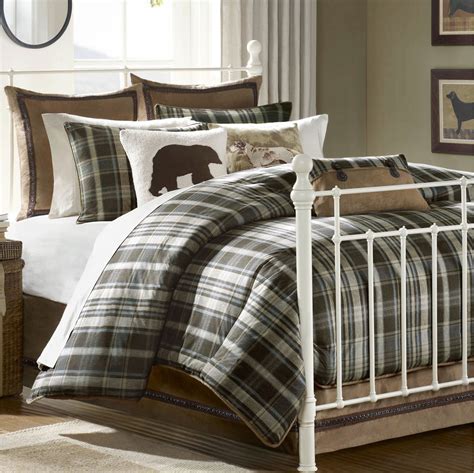 hadley rustic plaid comforter bedding  woolrich twin sale oo reg oo plaid comforter