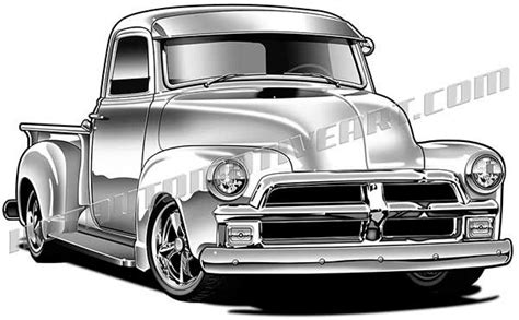 chevy custom pickup truck artwork chevy trucks older classic
