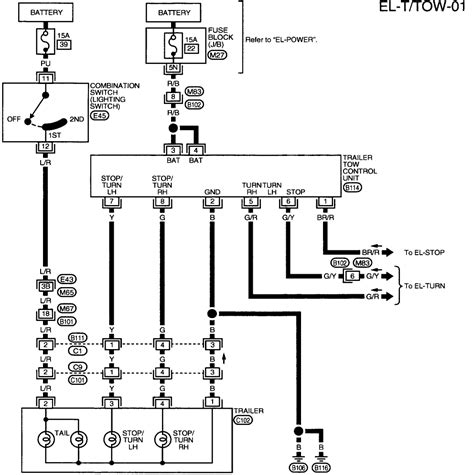 nissan titan trailer wiring diagram wiring diagram  schematic