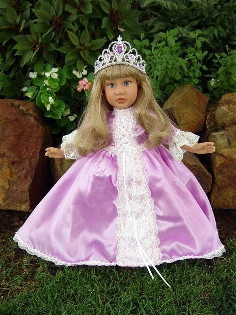 New ~ Ooak 18 Secrist Carly Doll In Lavender Princess Dress And Tiara