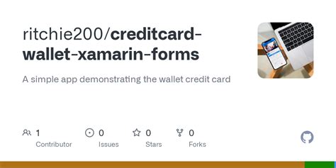 github ritchiecreditcard wallet xamarin forms  simple app
