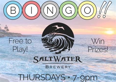 Bingo Night Saltwater Brewery Fun Times Fabulous Prizes