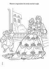 Coloring Disney Pages Belle Princess Wedding Couples Beast Beauty Prince La Color Getcolorings Her Married Find Next Fanpop Et Inspirational sketch template