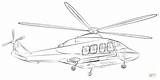 Colorare Elicottero Helicopteros Pintar Helicopter Helicoptero Civile Militar Disegno Disegnare sketch template