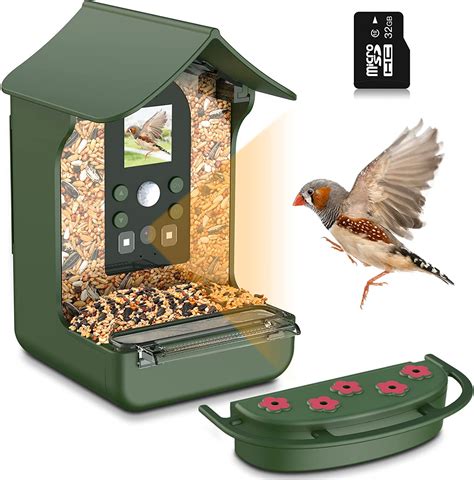 cozion smart bird feeder  camera bird feeder automatic pir