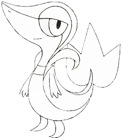 pokemon coloring pages printable snivy pokemon coloring pages