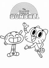 Gumball Coloring Amazing Pages Kids Anais Cartoon Printable Dessin Print Sheets Drawing 塗り絵 Coloriage Darwin Draw Drawings Nicole Getdrawings ぬりえ sketch template
