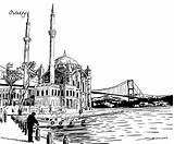 Istanbul Behance Zeichnung Sultan Türkei Ortakoy Sophia Hagia Resim Pamukkale Antalya Zeichnungen çizim Skizze sketch template