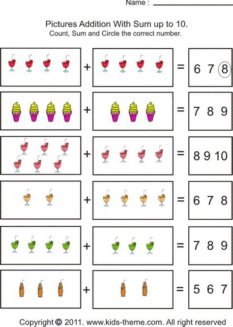 preschool worksheets math google search printable