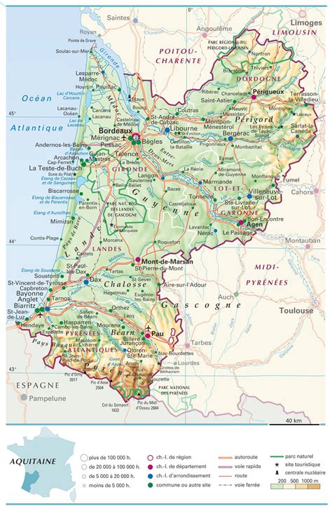 carte de laquitaine plusieurs cartes de la region administratives