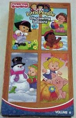 fisher price  people voulme  discovering seasons vhs