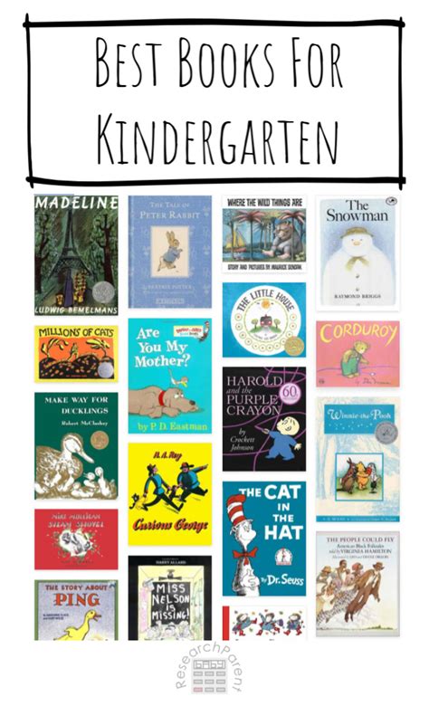 books  kindergarten researchparentcom