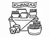 Coloring Pages Kwanzaa December Holiday Aa Color Letter Getcolorings Getdrawings Children Holidays sketch template