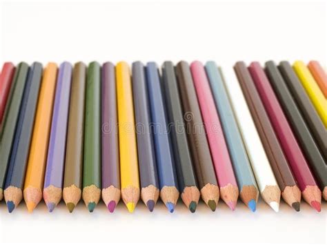pencil crayons stock photo image  stationary school