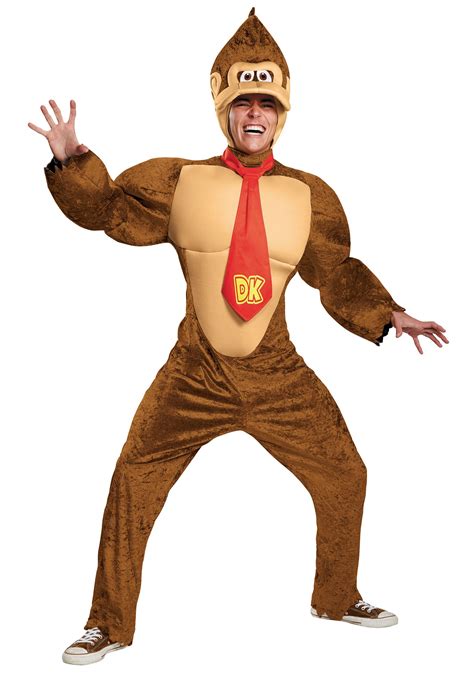 size adult deluxe donkey kong costume