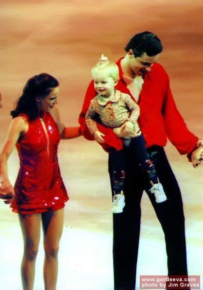 Ekaterina Gordeeva And Sergei Grinkov With Their Daughter Daria After