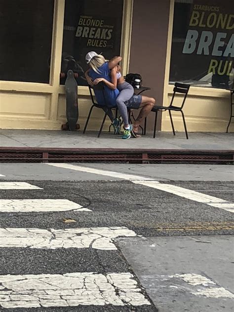 7am Venice Ca Aggressive Dry Humping At Starbucks Trashy