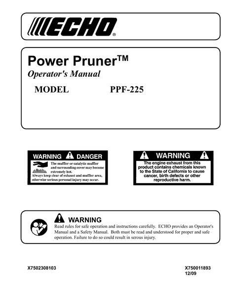 echo ppf  user manual  pages