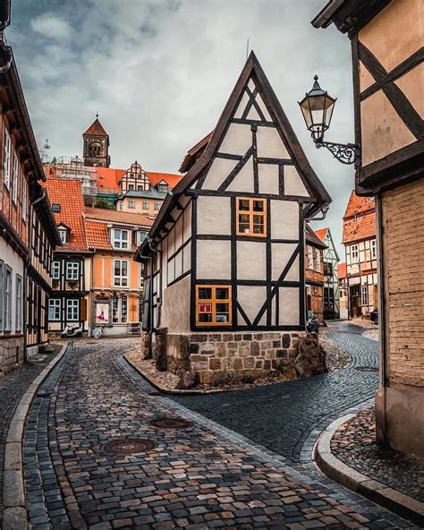 quedlinburg germany places  travel places   street photo beautiful places  visit