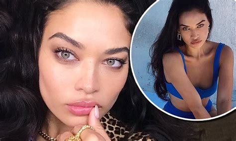 Victoria S Secret Model Shanina Shaik Shows Off Her Flawless Visage