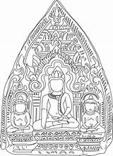 Hindu Buddha Goddesses Mythology sketch template