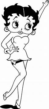 Boop Betty Coloring Pages Para Sheets Printable Color Imagens Cartoon Da Digi Book Library Colorear Stamps Pins Bettyboop Only Kleuren sketch template