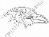 Baltimore Ravens sketch template