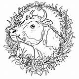 Cow Vegan Coloring Pages Lovely Part Choose Board sketch template
