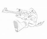 Sniper Coloring Falco sketch template