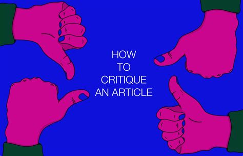 critique  article   steps   essaypro