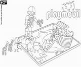 Playmobil Colorear Arche Arca Kleurplaten Kleurplaat Krankenhaus Noé Noach Noè Mobile Malvorlagenwelt sketch template