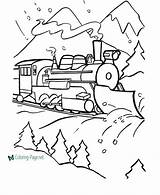 Coloring Train Trains Printable Pages Below Click sketch template