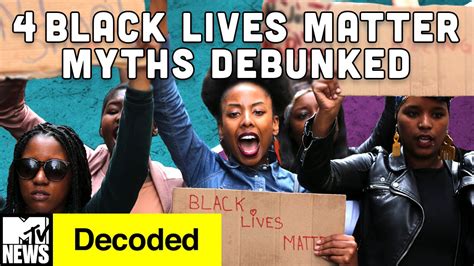 The Top 4 Myths About The Black Lives Matter Movement