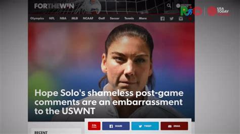 Hope Solo Unlikely To Face Punishment For Comments About Sweden
