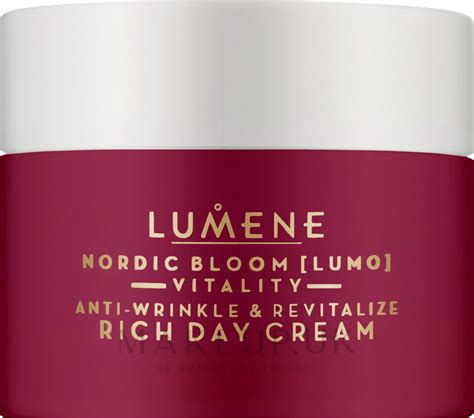anti wrinkle day cream lumene nordic bloom vitality anti wrinkle revitalize rich day cream