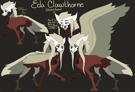 eda clawthorne harpy form by mirrorflygon on deviantart