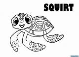 Nemo Dory Turtle Ausmalbilder Findet Squirt Colorings Dori Stampare Ausmalbild Getcolorings Gcssi sketch template