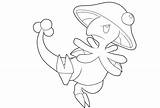 Coloring Breloom Pokemon Pages Lineart Sinnoh Deviantart Moxie2d Torchic Popular sketch template